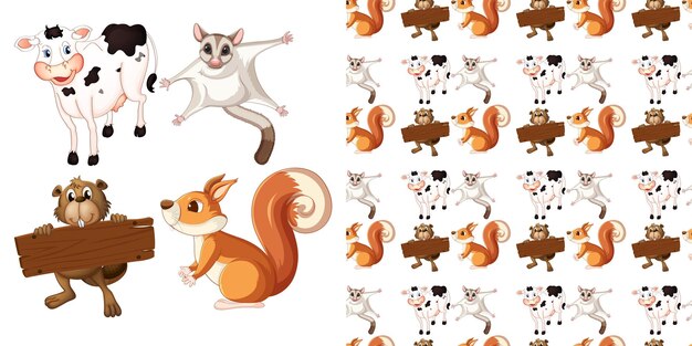 Fondo transparente con animal