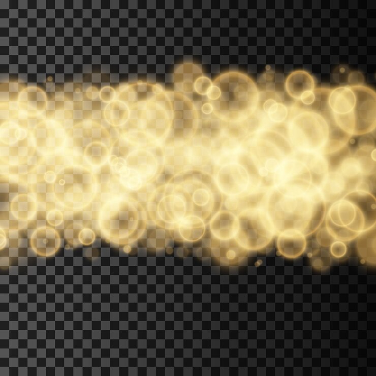 Vector gratuito fondo transparente con elefecto bokeh