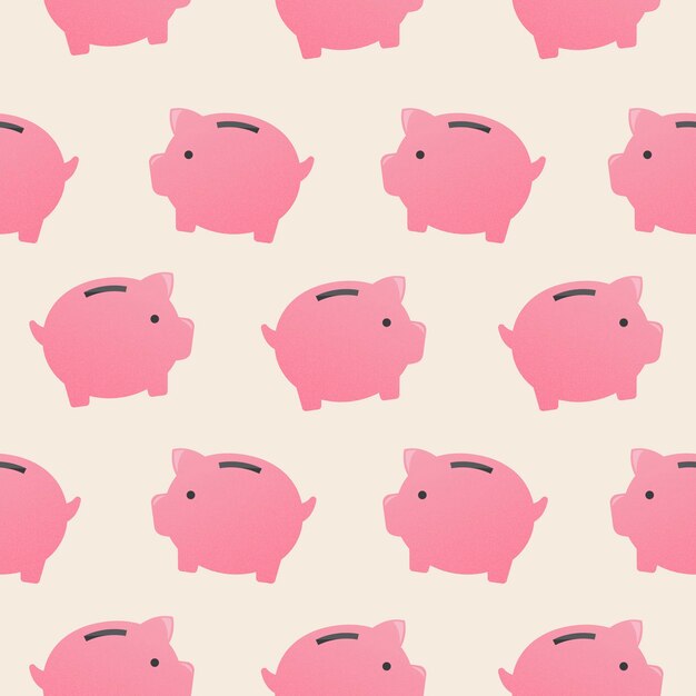 Fondo transparente de hucha, ilustración de finanzas de vector de dinero