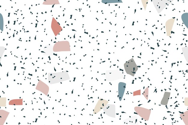 Fondo transparente de terrazo en patrón de colores moteado