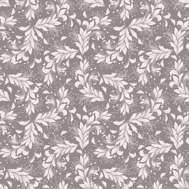 Fondo transparente de vector flor. Textura elegante para fondos. Adorno floral antiguo de lujo clásico, textura fluida para fondos de pantalla, textiles, envoltura.