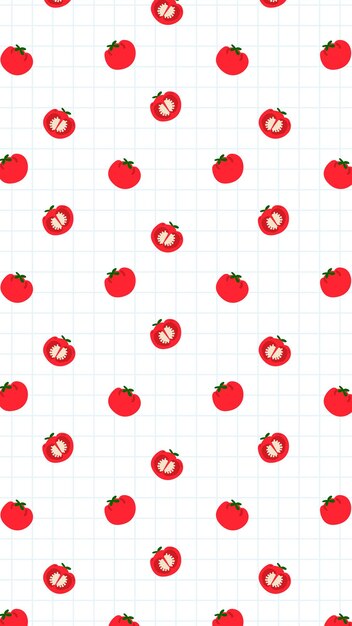Fondo transparente de vector tomate