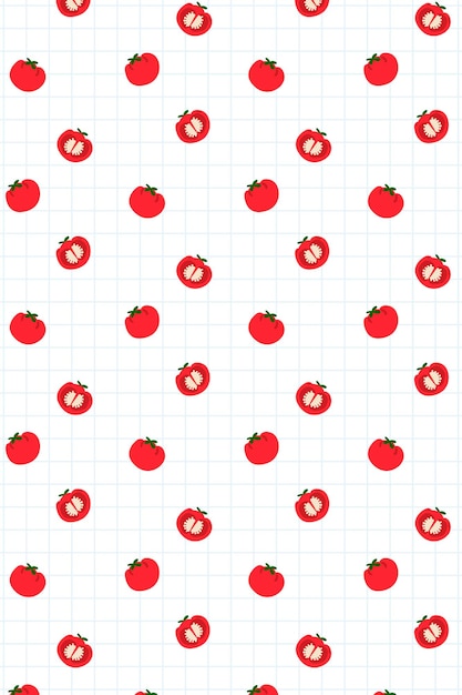 Fondo transparente de vector tomate