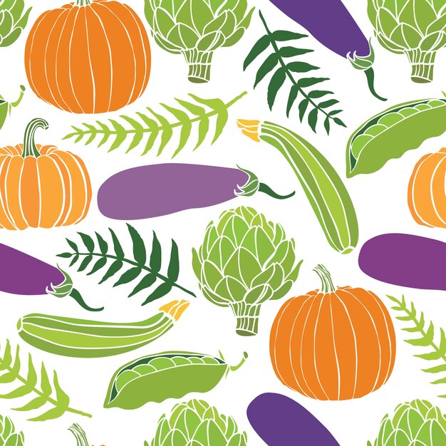 Fondo transparente de verduras frescas, calabazas, guisantes, alcachofas