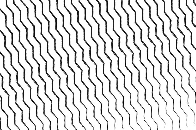 Fondo de trazo de pincel de líneas zigzag