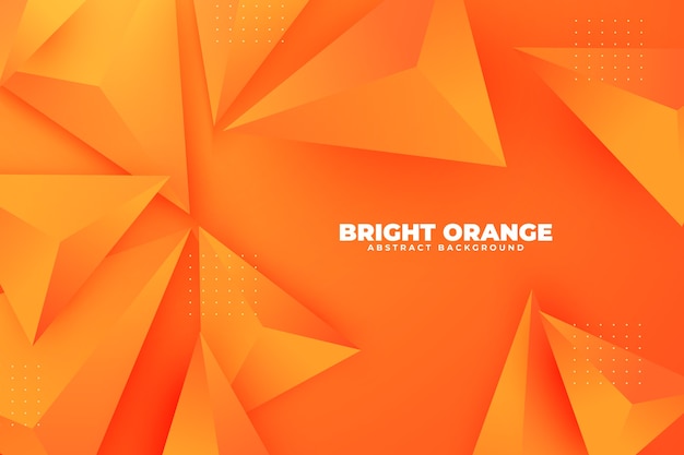 Fondo triangular en 3D con colores vívidos