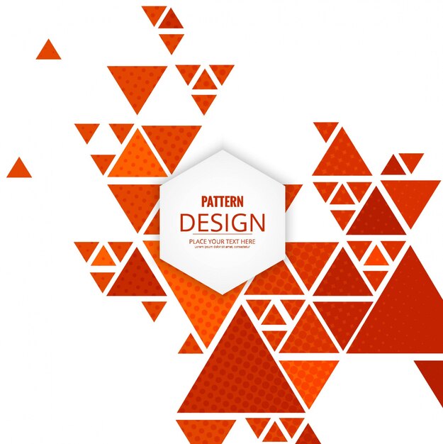 Fondo triangular rojo