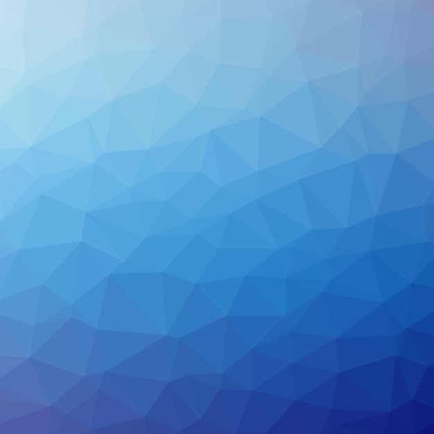 Fondo de triángulo azul patrón poligonal