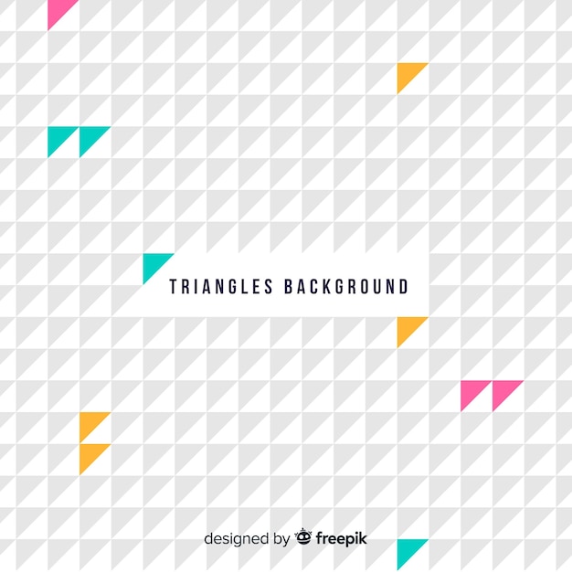 Fondo del triángulo