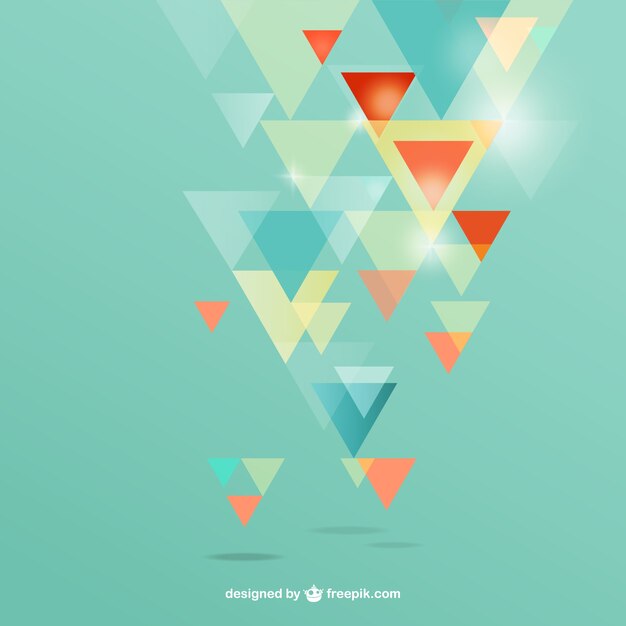 Fondo con triángulos abstractos