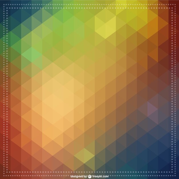 Fondo de triángulos de colores difuminados