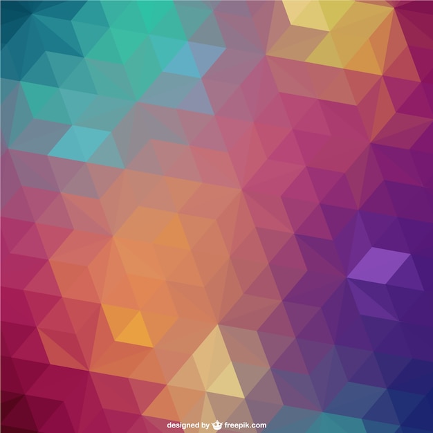 Fondo de triángulos de colores