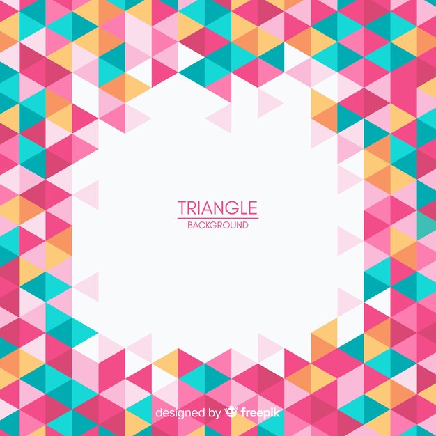 Fondo de triángulos
