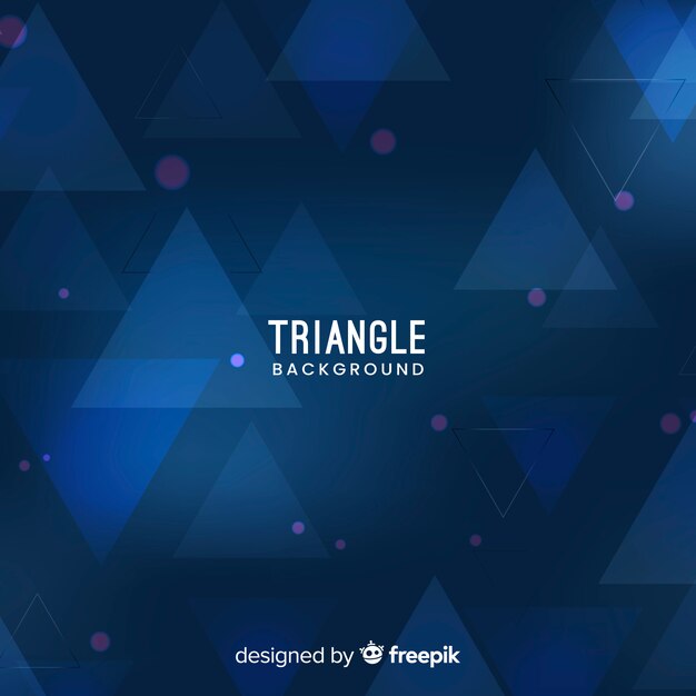 Fondo de triángulos