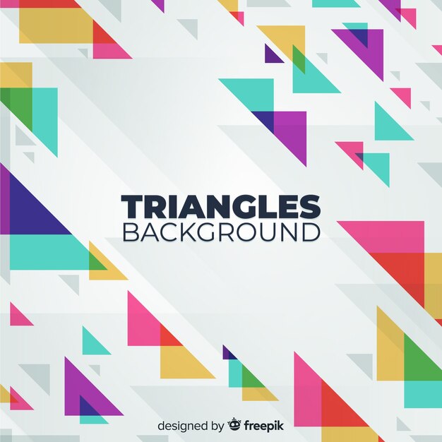 Fondo de triángulos