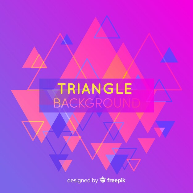 Fondo de triángulos