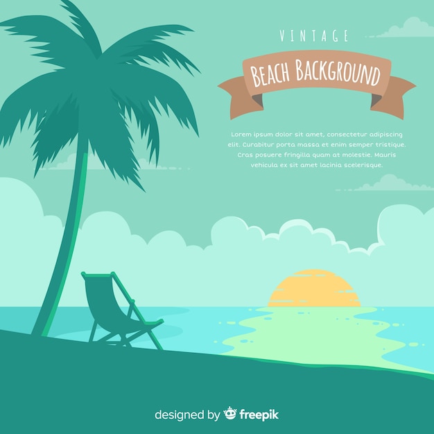 Vector gratuito fondo tropical colorido con diseño plano