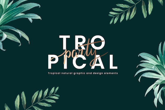 Fondo tropical