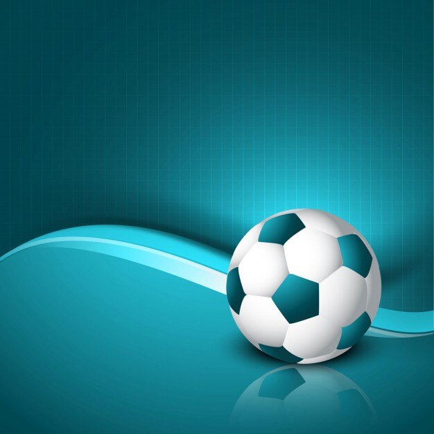 Fondo turquesa de fútbol