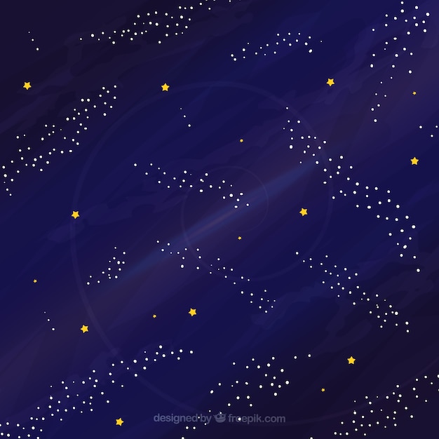 Vector gratuito fondo de universo con estrellas