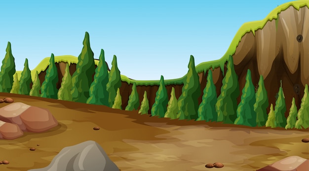 Fondo vacío naturaleza paisaje