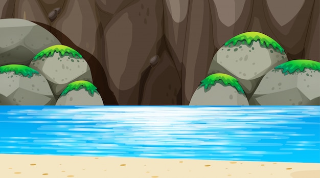 Fondo vacío naturaleza paisaje