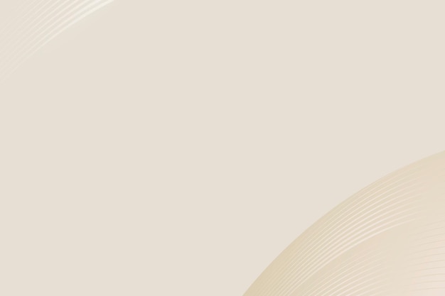 Fondo de vector abstracto curva beige