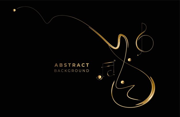 Fondo de vector de efecto de líneas espirales brillantes brillantes doradas abstractas. Uso para diseño moderno, portada, póster, plantilla, folleto, decorado, volante, pancarta.