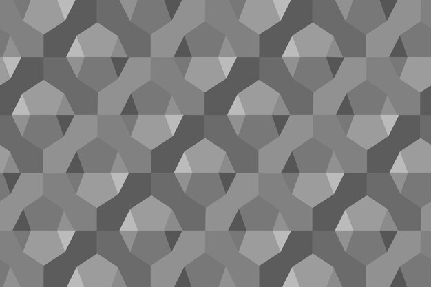 Fondo de vector gris simple patrón geométrico 3D