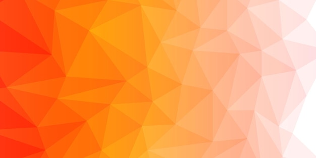 Vector gratuito fondo de vector poligonal naranja abstracto