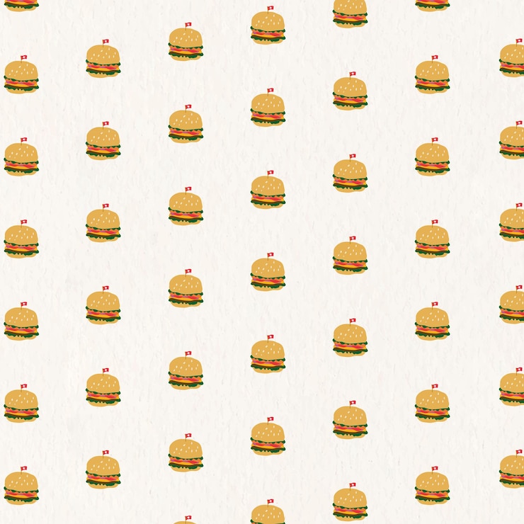 Vector gratuito fondo de vector transparente hamburguesa
