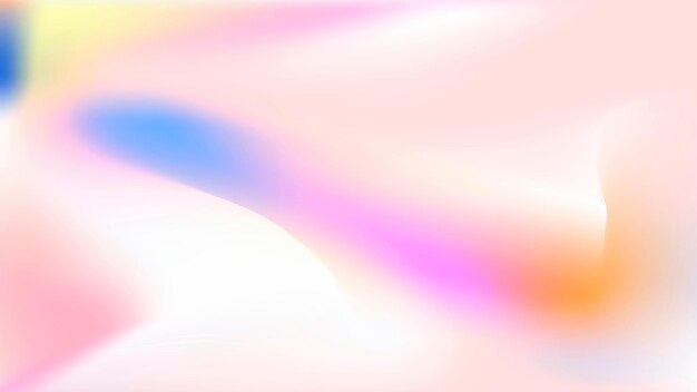 Fondo vectorial borroso con gradiente pastel