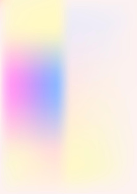 Fondo vectorial borroso con gradiente pastel