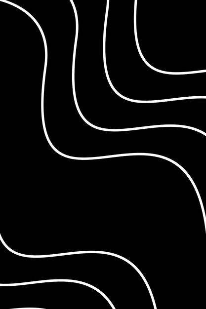 fondo vectorial líneas onduladas diseño en blanco y negro