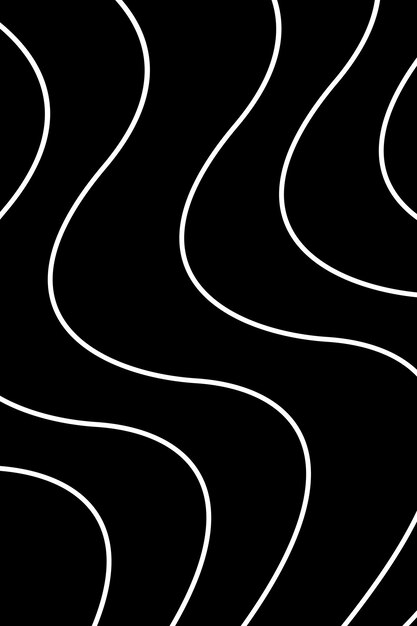 fondo vectorial líneas onduladas diseño en blanco y negro