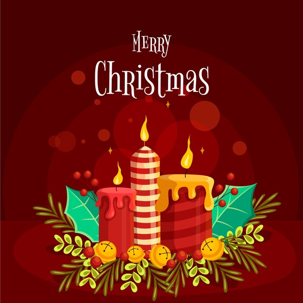 Fondo vela de navidad