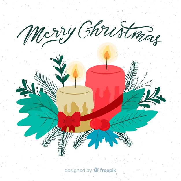 Fondo velas navidad bonito