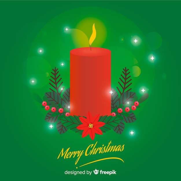 Fondo de las velas de Navidad