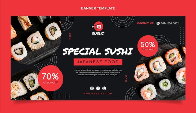 Vector gratuito fondo de venta de comida de diseño plano