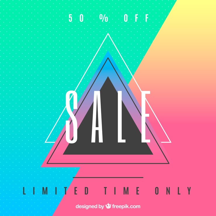 Vector gratuito fondo de venta en estilo gradiente