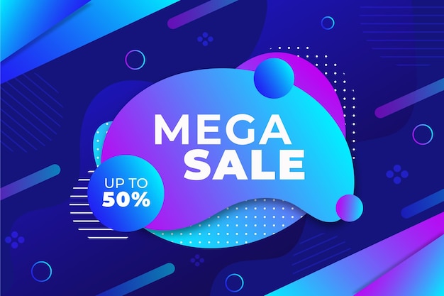 Fondo de venta en gradiente