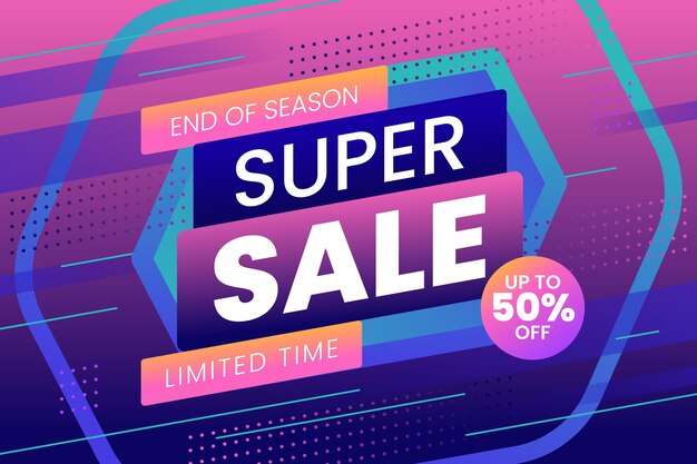 Fondo de venta en gradiente