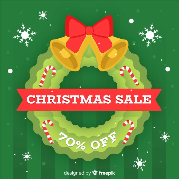 Fondo de la venta de la navidad