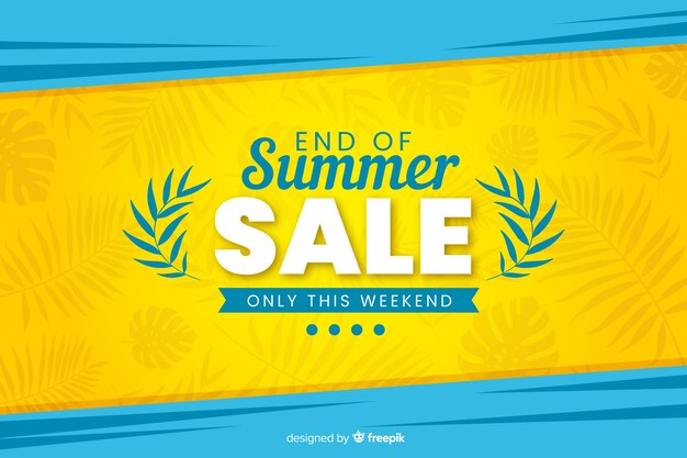 Fondo de ventas de fin de verano