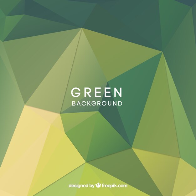 Fondo verde abstracto con estilo moderno