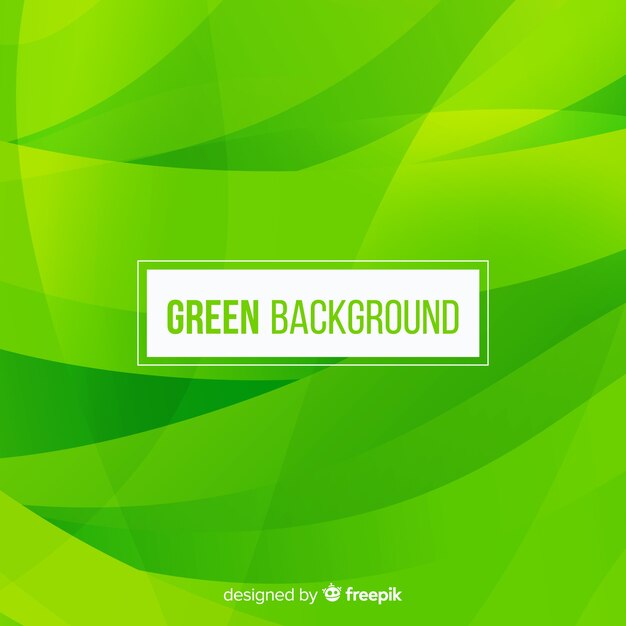 Fondo verde abstracto con estilo moderno