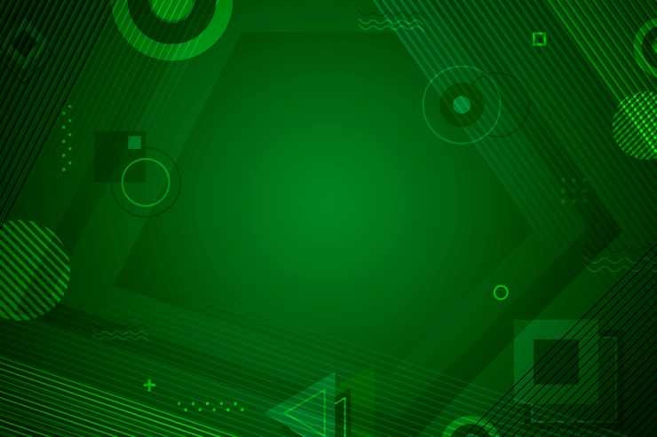 Vector gratuito fondo verde abstracto geométrico