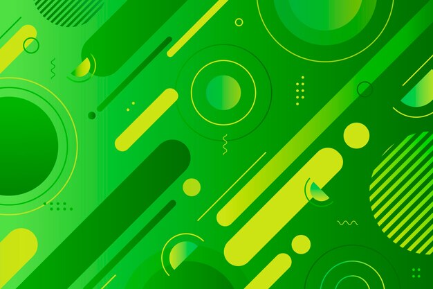 Fondo verde abstracto geométrico