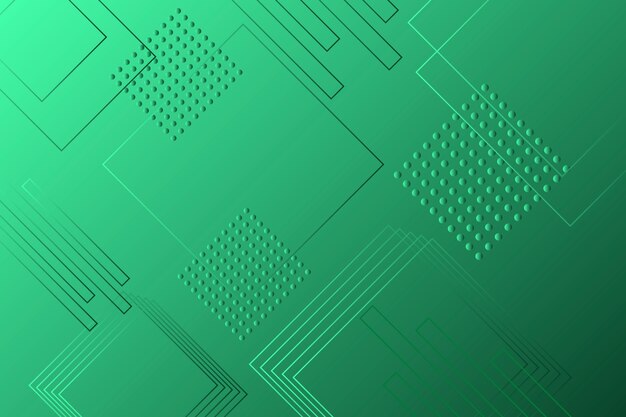 Fondo verde abstracto geométrico