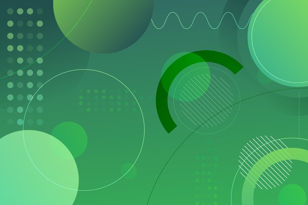 Fondo verde abstracto geométrico